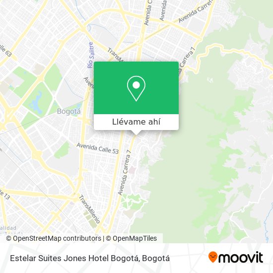 Mapa de Estelar Suites Jones Hotel Bogotá