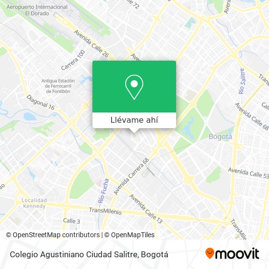 Mapa de Colegio Agustiniano Ciudad Salitre
