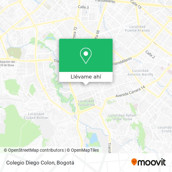 Mapa de Colegio Diego Colon