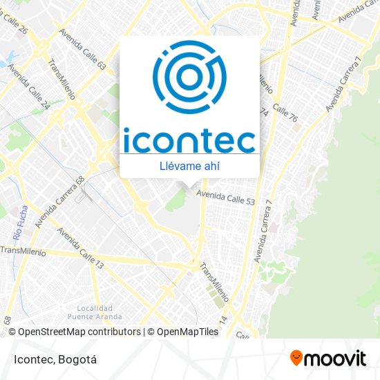 Mapa de Icontec