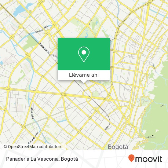 Mapa de Panaderia La Vasconia