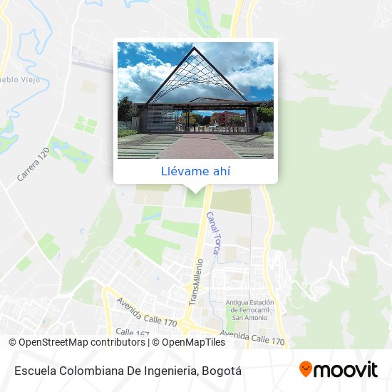 Mapa de Escuela Colombiana De Ingenieria