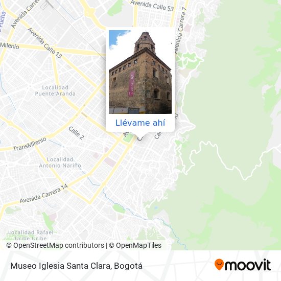 Mapa de Museo Iglesia Santa Clara
