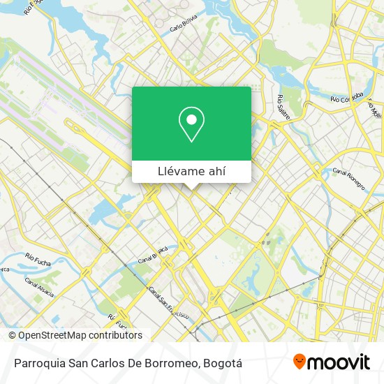 Mapa de Parroquia San Carlos De Borromeo