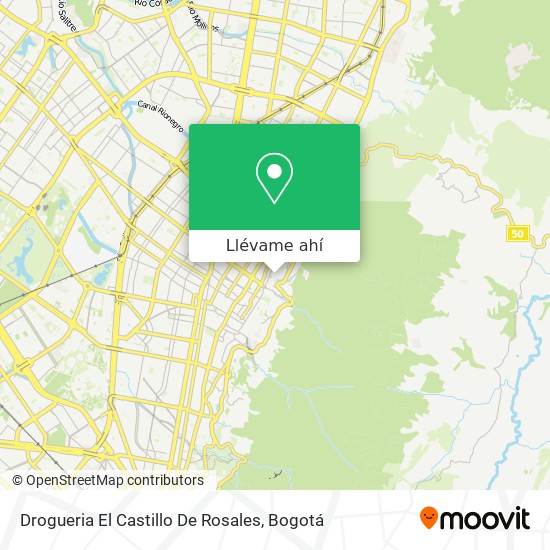 Mapa de Drogueria El Castillo De Rosales