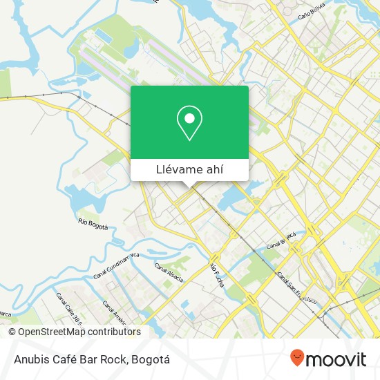 Mapa de Anubis Café Bar Rock