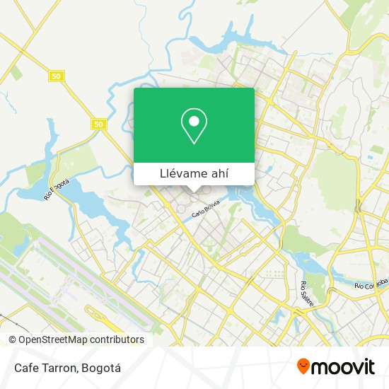 Mapa de Cafe Tarron