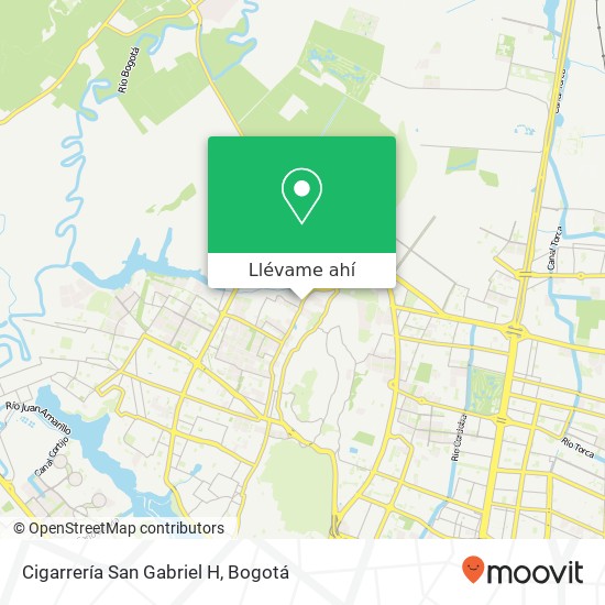 Mapa de Cigarrería San Gabriel H