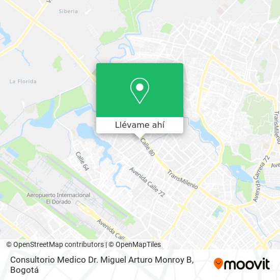 Mapa de Consultorio Medico Dr. Miguel Arturo Monroy B