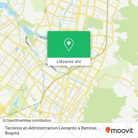Mapa de Tecnicos en Administracion-Leonardo a Ramirez