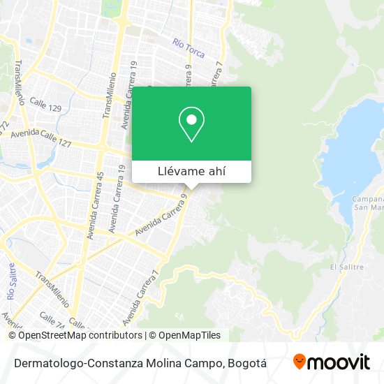 Mapa de Dermatologo-Constanza Molina Campo