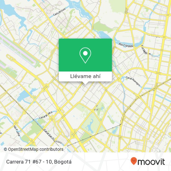 Mapa de Carrera 71 #67 - 10