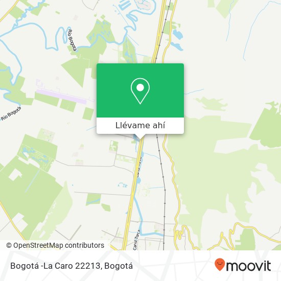 Mapa de Bogotá ‎-La Caro 22213