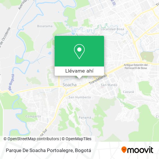 Mapa de Parque De Soacha Portoalegre