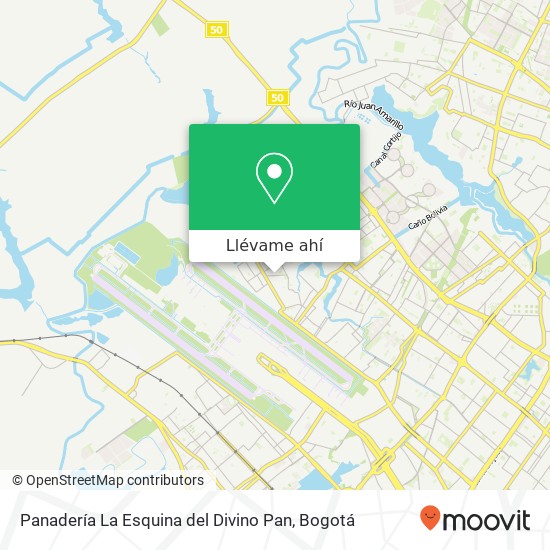 Mapa de Panadería La Esquina del Divino Pan