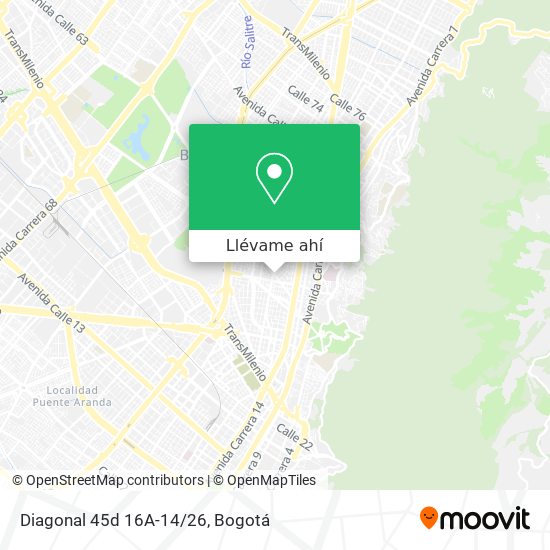 Mapa de Diagonal 45d 16A-14/26