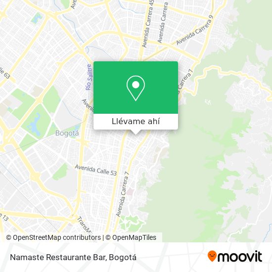 Mapa de Namaste Restaurante Bar