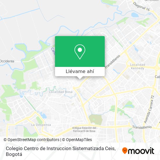 Mapa de Colegio Centro de Instruccion Sistematizada Ceis