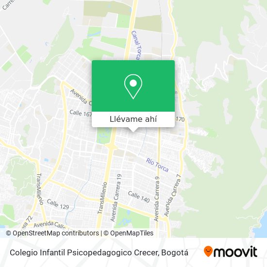 Mapa de Colegio Infantil Psicopedagogico Crecer