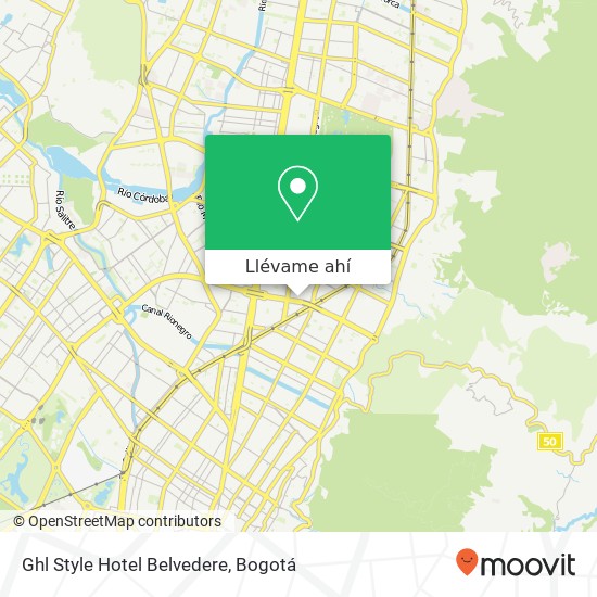 Mapa de Ghl Style Hotel Belvedere