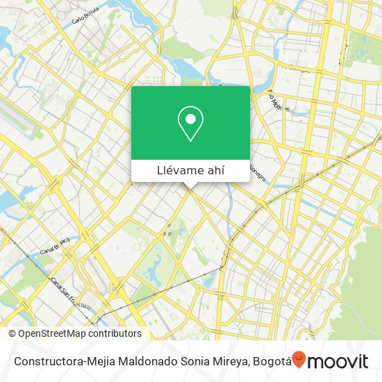Mapa de Constructora-Mejia Maldonado Sonia Mireya