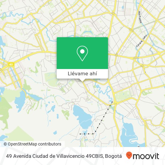 Mapa de 49 Avenida Ciudad de Villavicencio 49CBIS