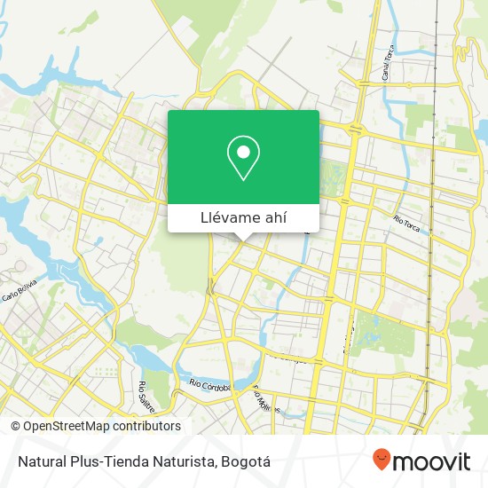 Mapa de Natural Plus-Tienda Naturista