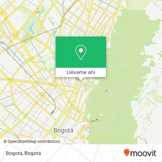 Mapa de Bogota