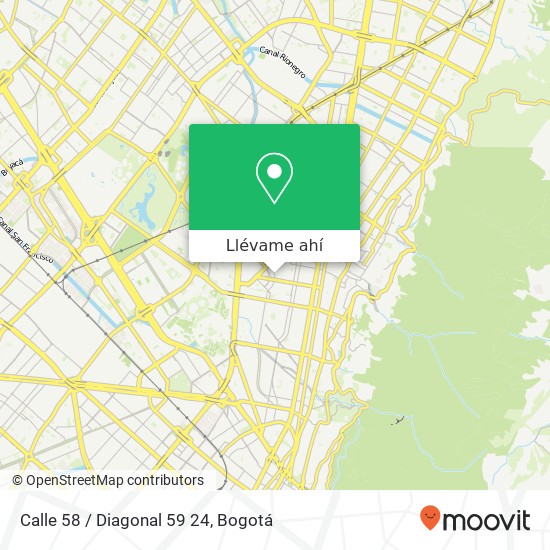 Mapa de Calle 58 / Diagonal 59 24