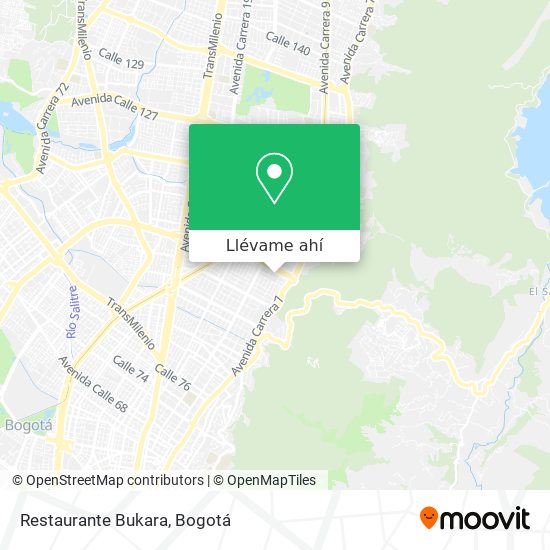 Mapa de Restaurante Bukara