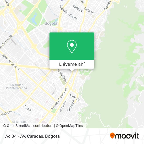 Mapa de Ac 34 - Av. Caracas