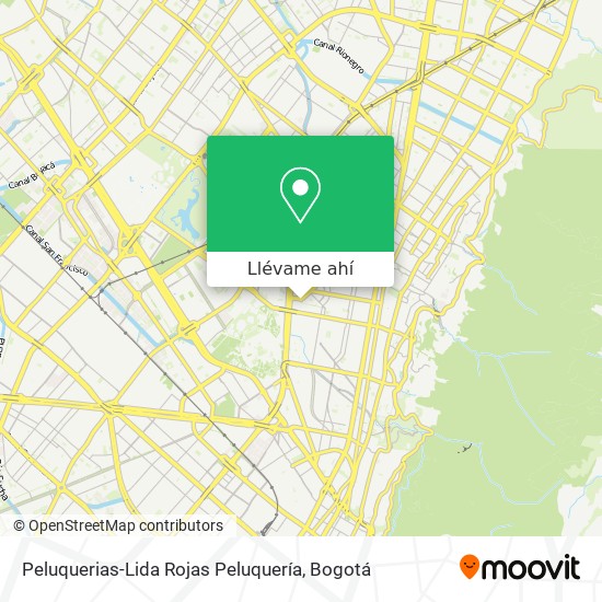 Mapa de Peluquerias-Lida Rojas Peluquería