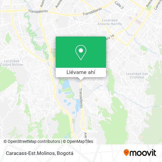 Mapa de Caracass-Est.Molinos