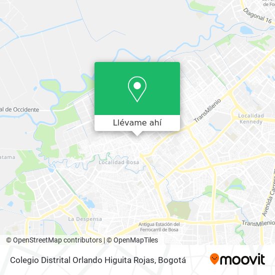 Mapa de Colegio Distrital Orlando Higuita Rojas