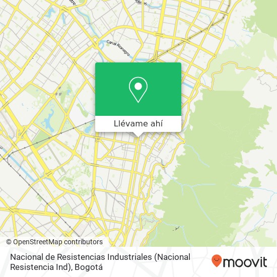 Mapa de Nacional de Resistencias Industriales (Nacional Resistencia Ind)