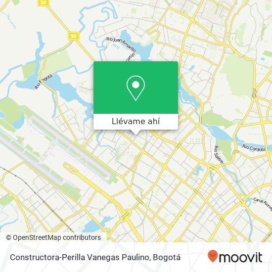 Mapa de Constructora-Perilla Vanegas Paulino