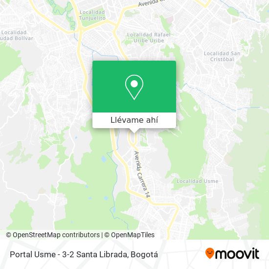 Mapa de Portal Usme - 3-2 Santa Librada