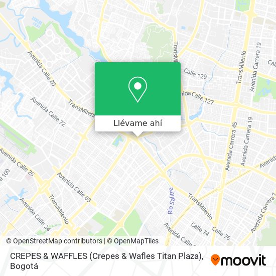 Mapa de CREPES & WAFFLES (Crepes & Wafles Titan Plaza)