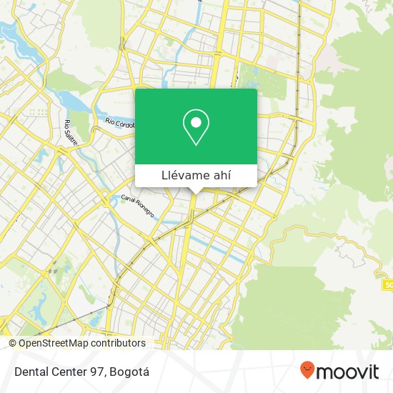 Mapa de Dental Center 97