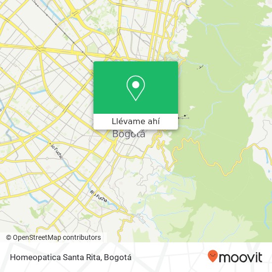 Mapa de Homeopatica Santa Rita