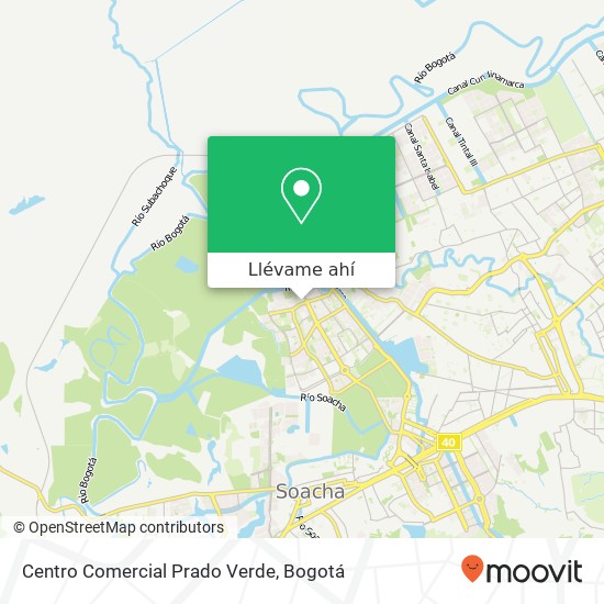 Mapa de Centro Comercial Prado Verde