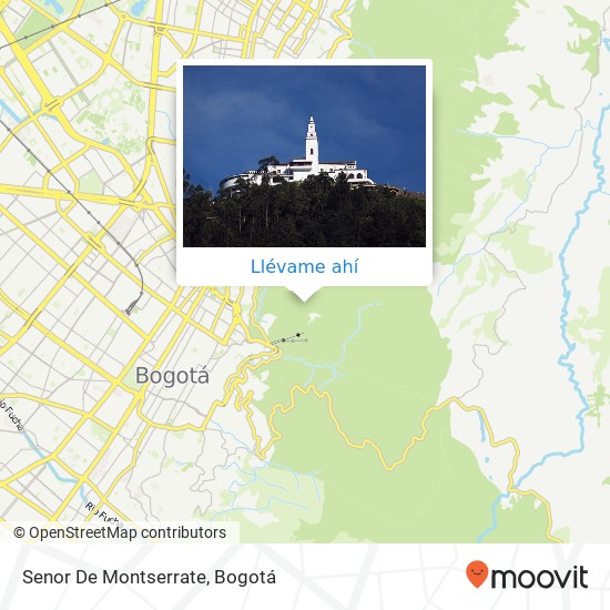 Mapa de Senor De Montserrate