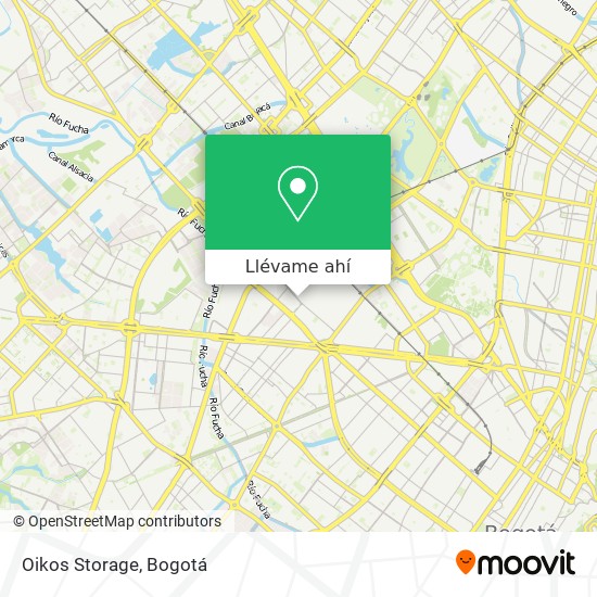 Mapa de Oikos Storage