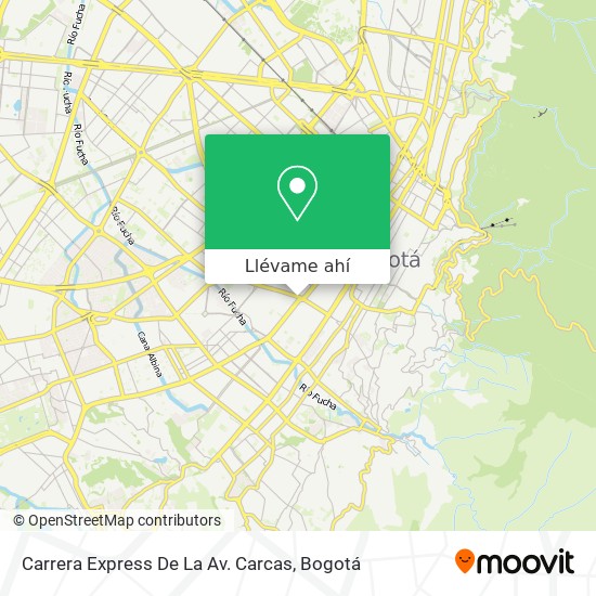 Mapa de Carrera Express De La Av. Carcas