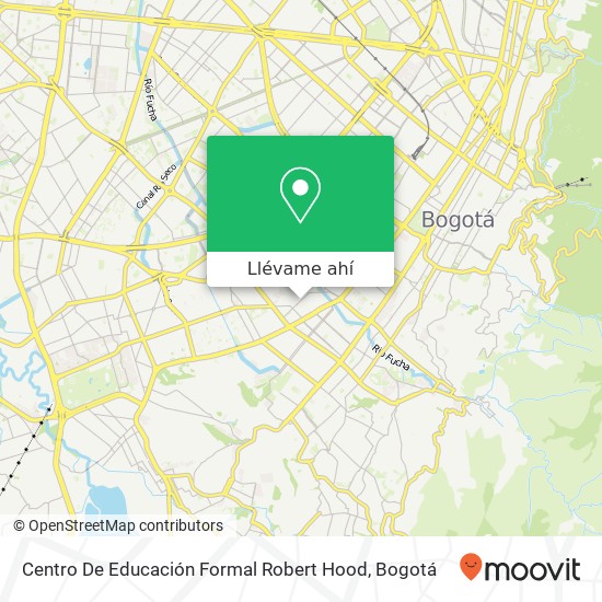 Mapa de Centro De Educación Formal Robert Hood