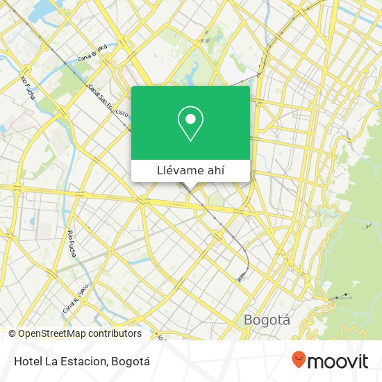 Mapa de Hotel La Estacion