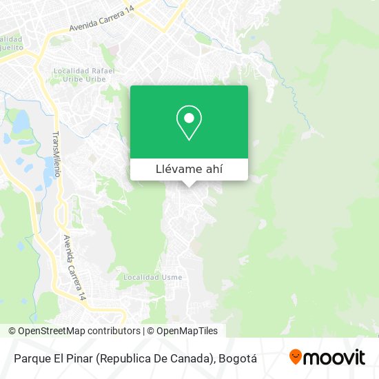 Mapa de Parque El Pinar (Republica De Canada)