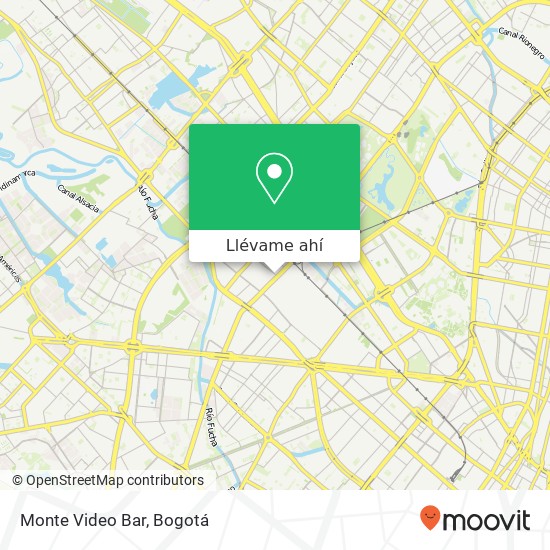 Mapa de Monte Video Bar