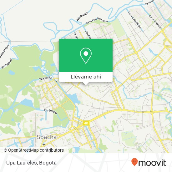 Mapa de Upa Laureles