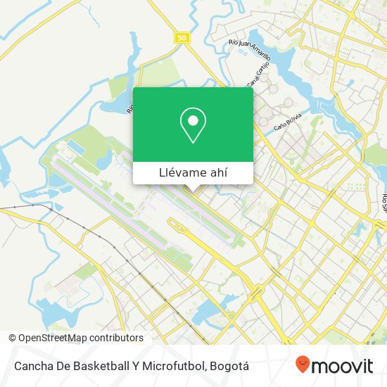 Mapa de Cancha De Basketball Y Microfutbol